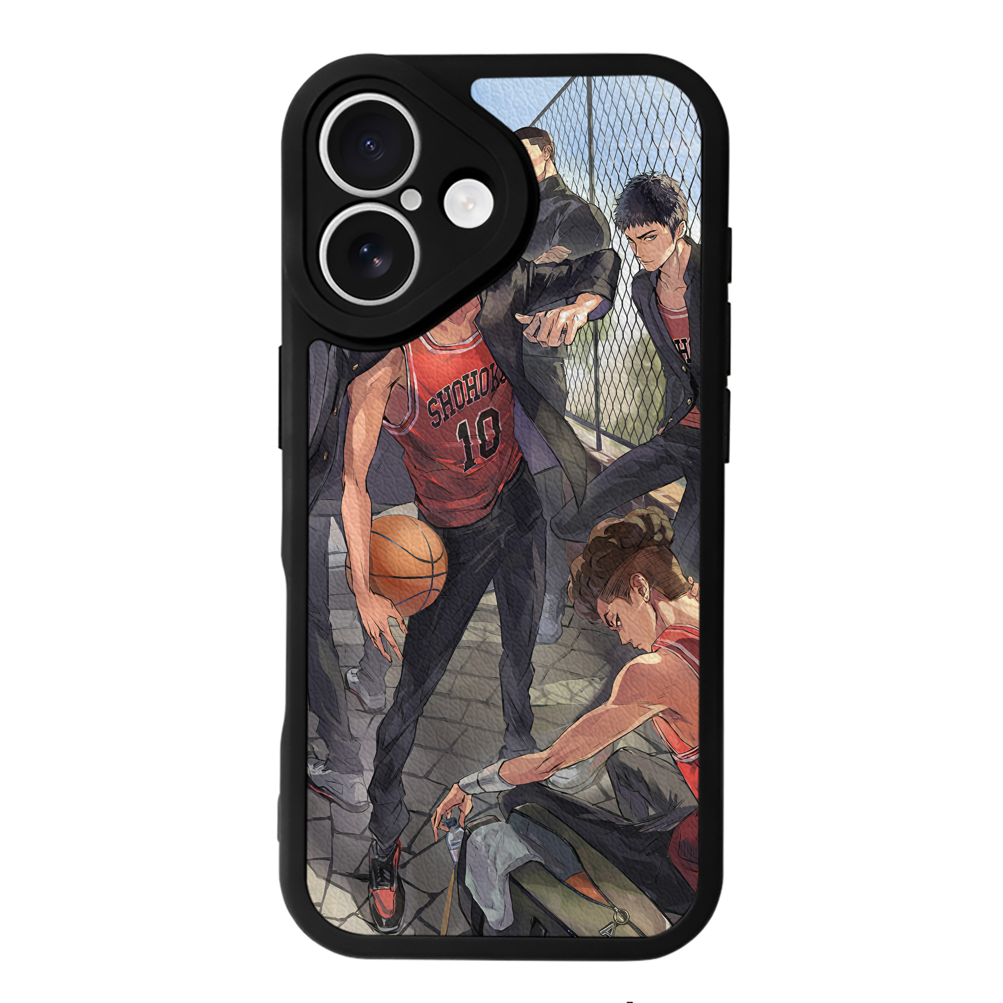（画像用） SLAM DUNK／スラムダンク 【iPhone 16シリーズ対応】シリコンスマホケース（レザー調） 材質：シリコン